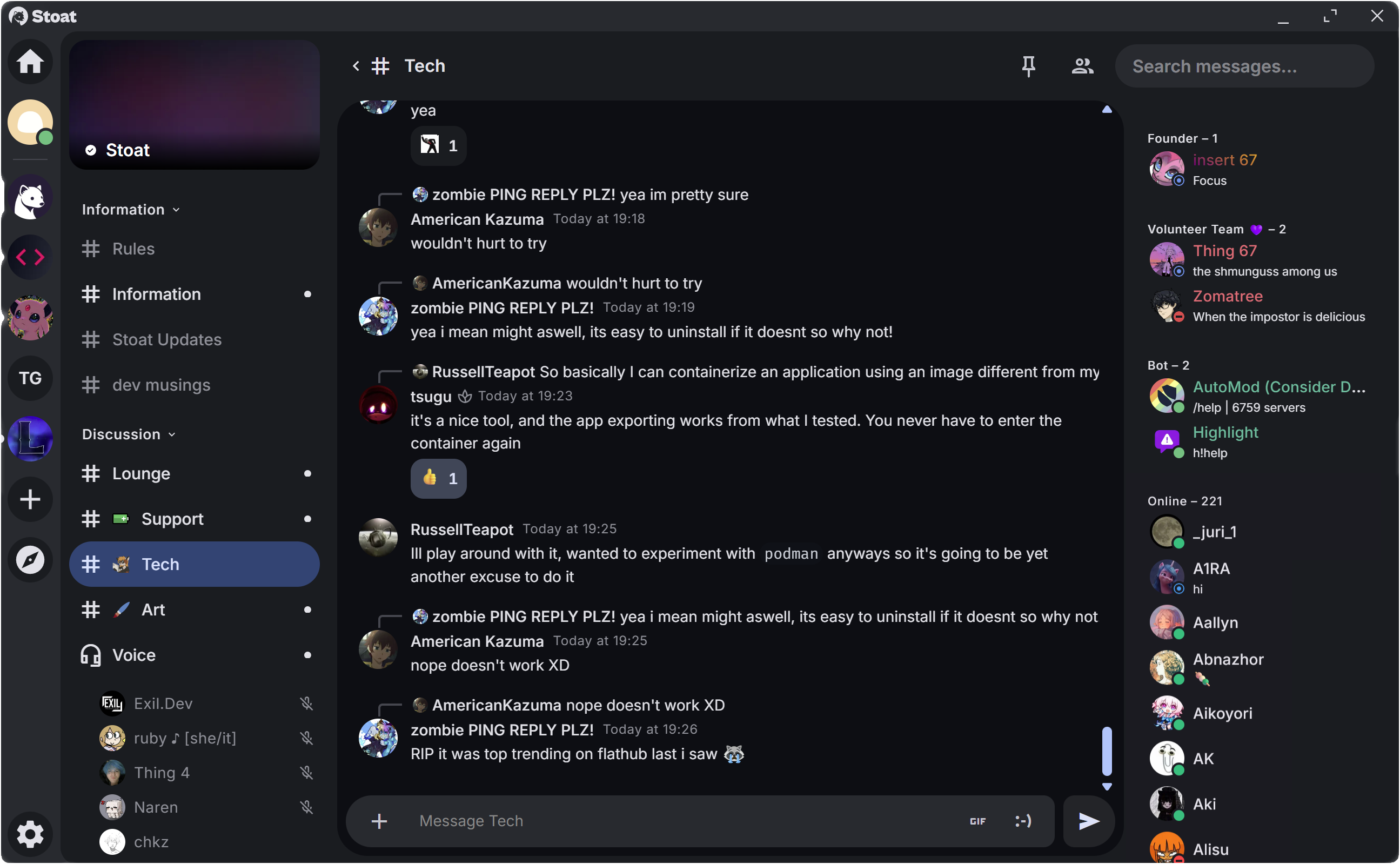 Stoat desktop client